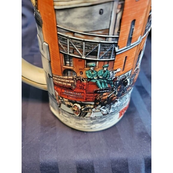 BUDWEISER NATIONAL HISTORICAL LANDMARK SERIES A BEER STEIN ST. LOUIS BREW HOUSE - Picture 6 of 12